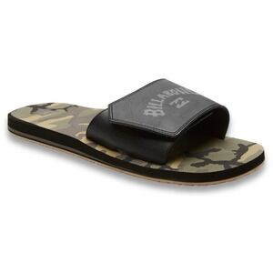 Billabong All Day Impact Slide Sandals - NWT Mens Size 9 Blk‎ / Camo #44883-F6